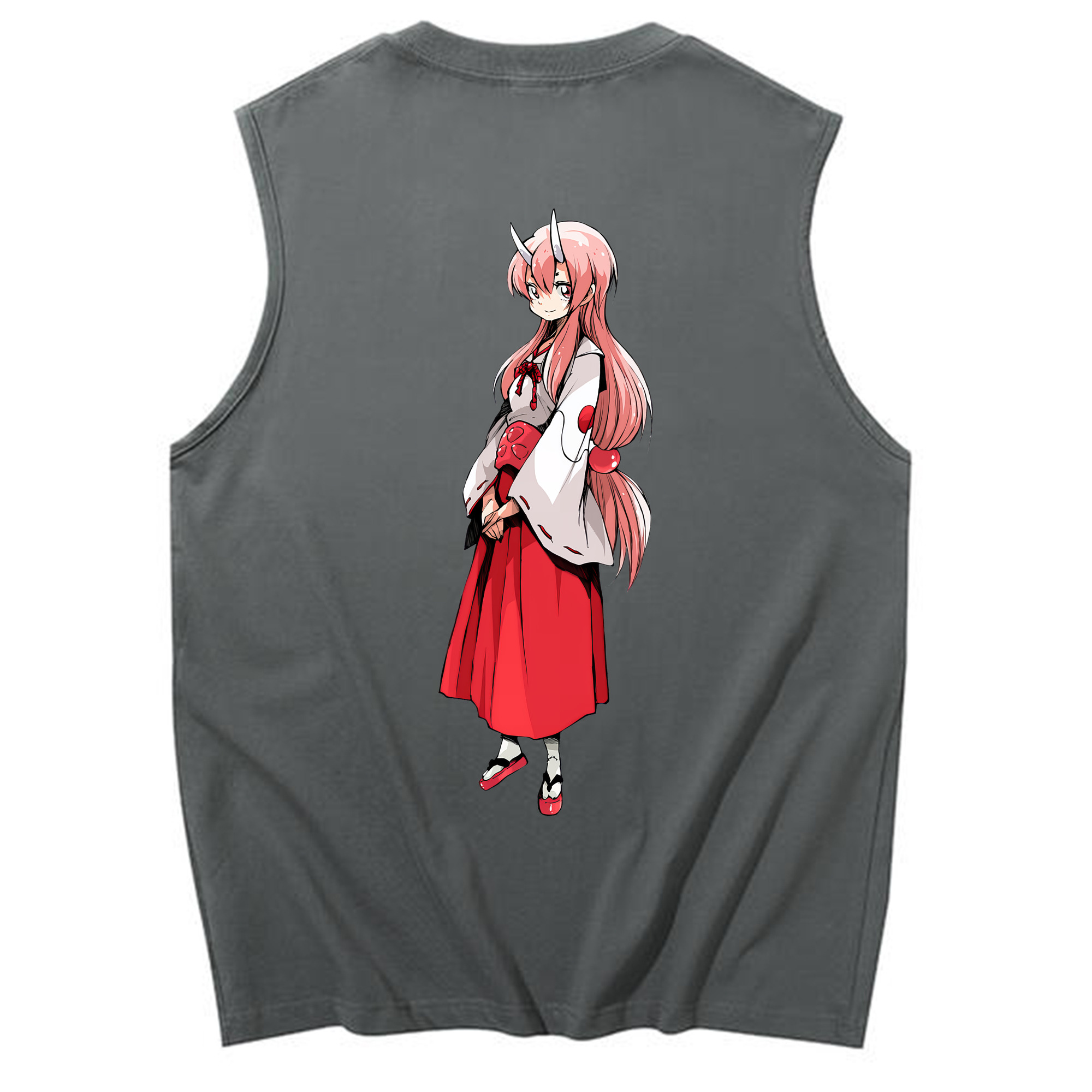 （画像用） 転スラ Regarding Reincarnated to Slime コットン100％タンクトップ（背面プリント）